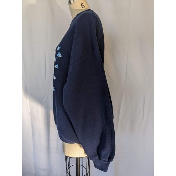 Women's Disney Mickey Unlimited Sweatshirt Size Large 90s Mickey Mouse Crewneck - Picture 2 of 8